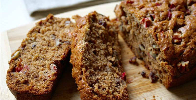 Cinnamon Rhubarb Bread