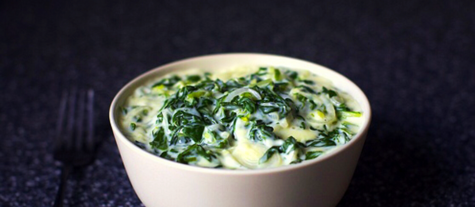 Creamed Chard with Green Onions