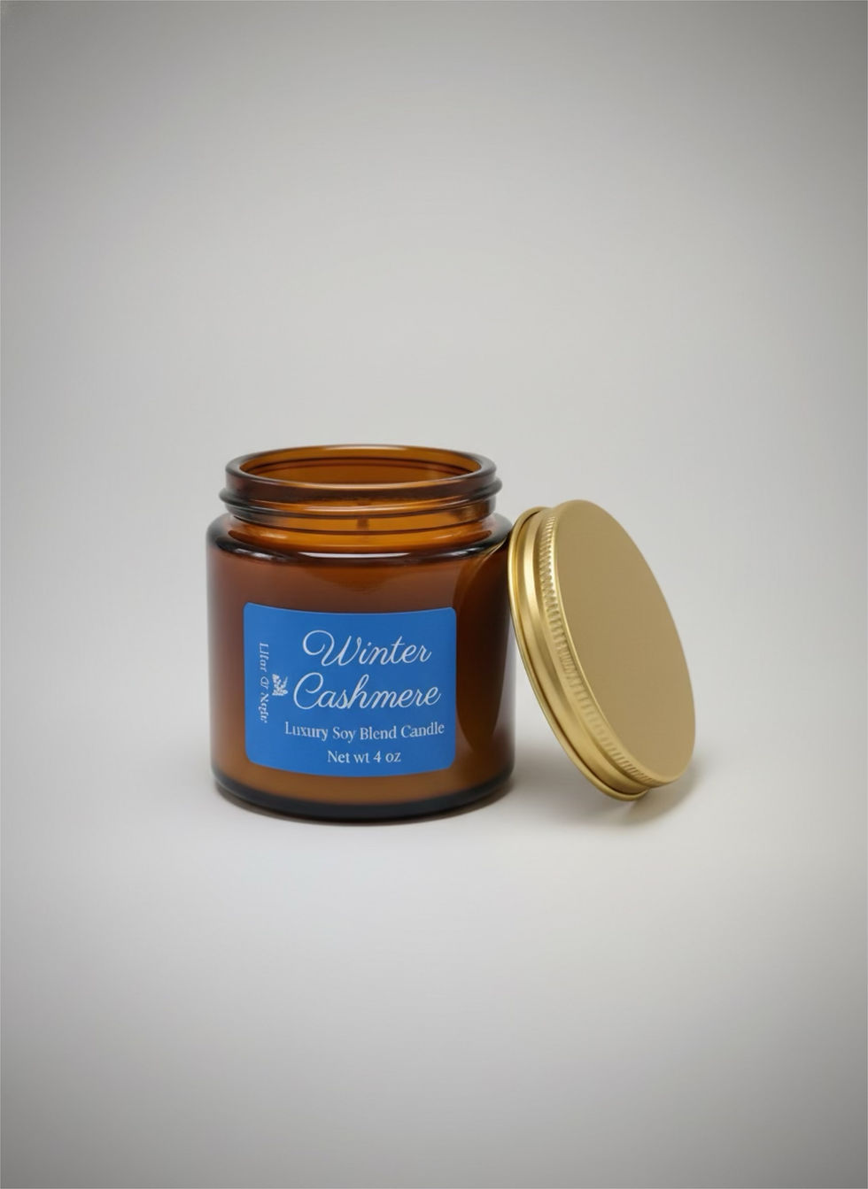 Thumbnail: glass amber jar
