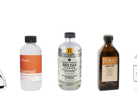 Solvent in oil painting ตัวทำละลายที่ใช้กับสีน้ำมัน