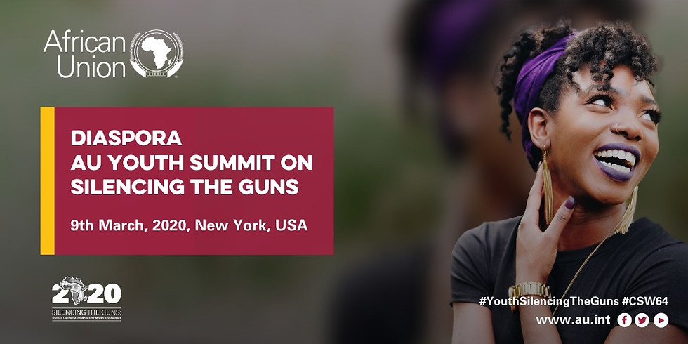 DIASPORA AU YOUTH SUMMIT ON SILENCING THE GUNS