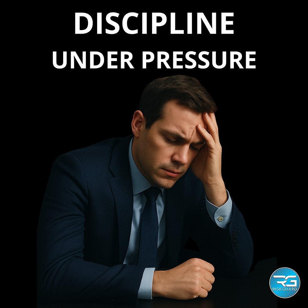 Disciplina sotto pressione: perché le regole saltano nei momenti peggiori