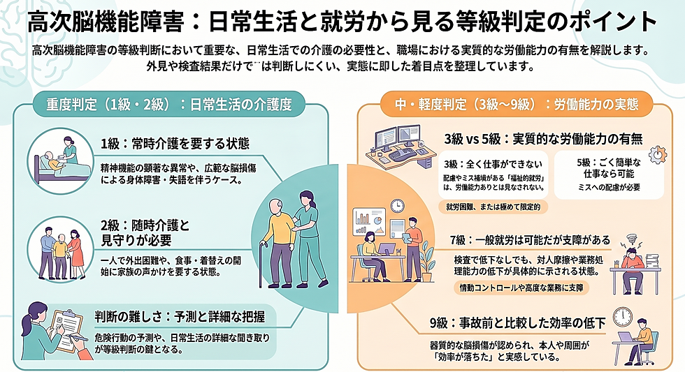 等級判定のポイント