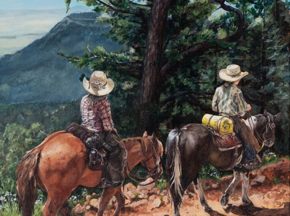 Thumbnail: "Out In God's Country" Original Painting