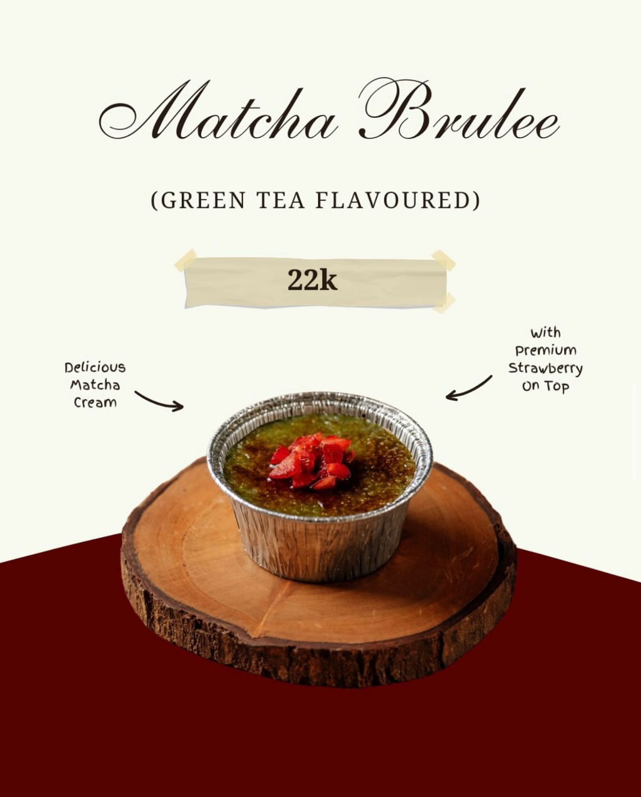 Matcha Bruleé