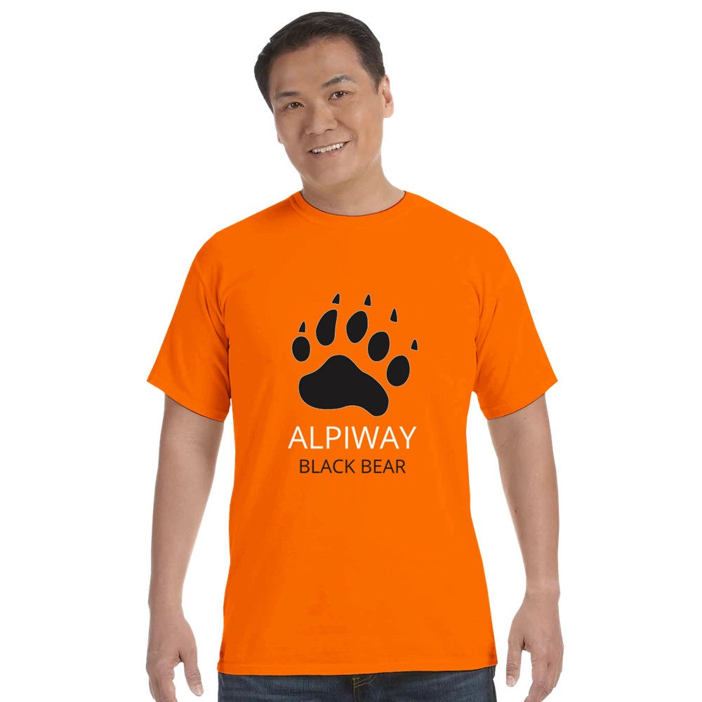 Unisex Heavyweight Crewneck T-Shirt | Comfort Colors C1717 Burnt Orange