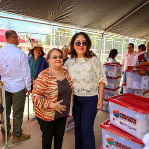 Reciben más de 1 mil 500 familias despensa del programa “Corazón Contento”, en Miguel Auza