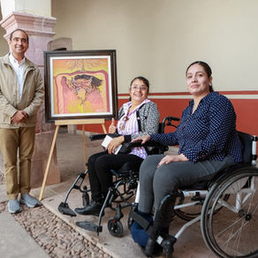 Reconoce Pepe Saldívar a artista zacatecana Victoria Hernández