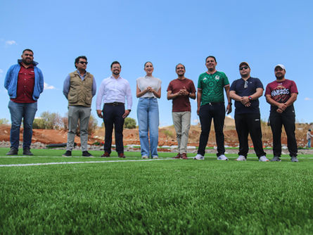 Gestiona Pepe Saldívar con la Presidenta Claudia Sheinbaum infraestructura deportiva para Guadalupe