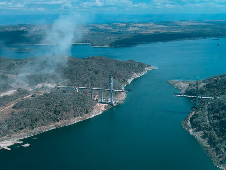 Presidente supervisa construcción de puentes La Concordia y Rizo de Oro en Chiapas