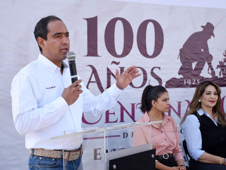 Conmemoran en Guadalupe centenario de la fundación del ejido de Zóquite