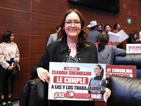 Senadora Vero Díaz vota a favor de la reducción gradual de la jornada laboral a 40 horas; “no es cuestión de trabajar más, sino de trabajar mejor”, afirma