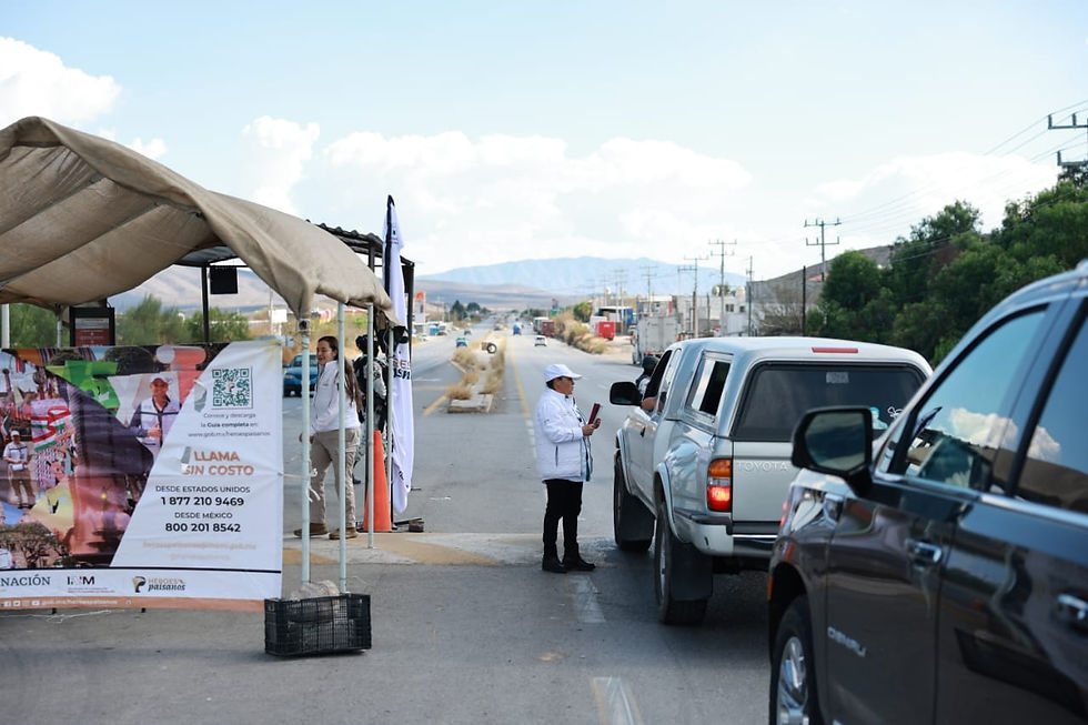 Brindan Gobiernos de México y Zacatecas atención a paisanos en su trayecto por Zacatecas