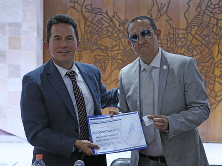 Magistrado Carlos Villegas comparte ante barra de abogados los retos históricos del Poder Judicial 