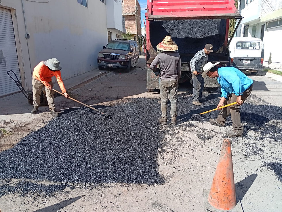 Avanza Guadalupe en mitigación de baches