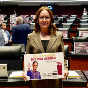 Destaca Vero Díaz reformas para fortalecer la justicia y consolidar las instituciones democráticas