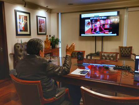 Revisan Presidenta Claudia Sheinbaum y Gobernador David Monreal acciones preventivas contra el sarampión