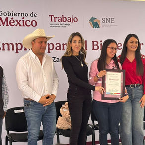 En el Año del Bienestar 2025, Gobierno de David Monreal Ávila ha colocado a más de 9 mil personas en un empleo formal