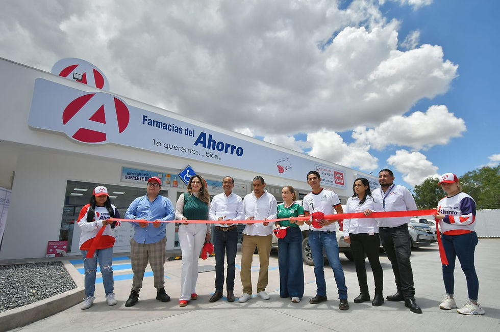 Inaugura Pepe Saldívar nueva Farmacia del Ahorro, empresas de salud siguen llegando a Guadalupe