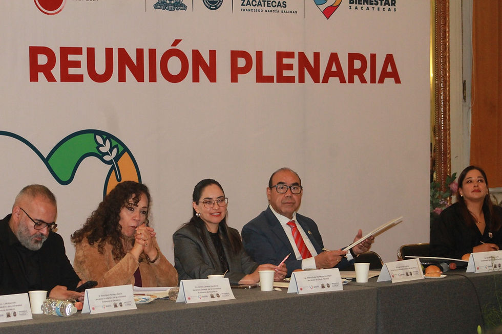 UAZ y GODEZAC realizan reunión plenaria para fortalecer infraestructura universitaria