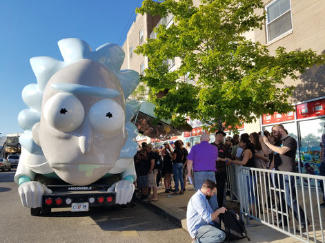 Adult Swim Brings the Rick Mobile to Challengers Comics in Chicago, IL