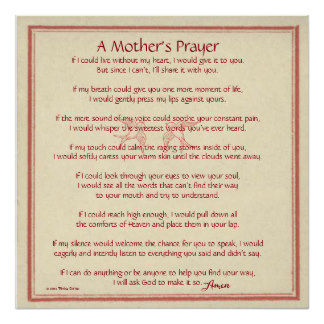 A Mother's Prayer - Poster/Print