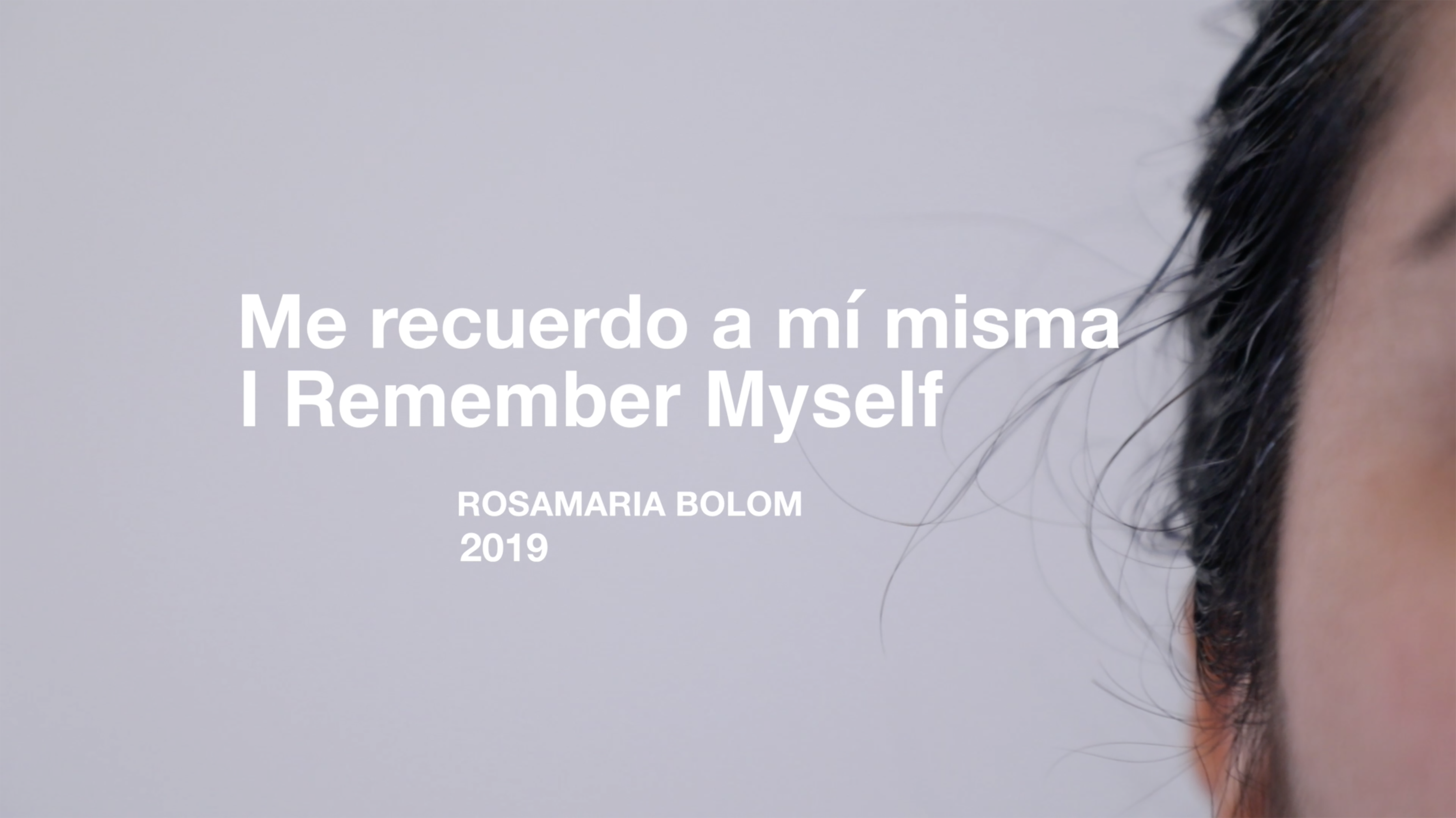 I remember Myself_video-performance