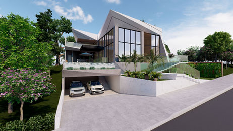 Casa com área de lazer e garagem no subtérreo