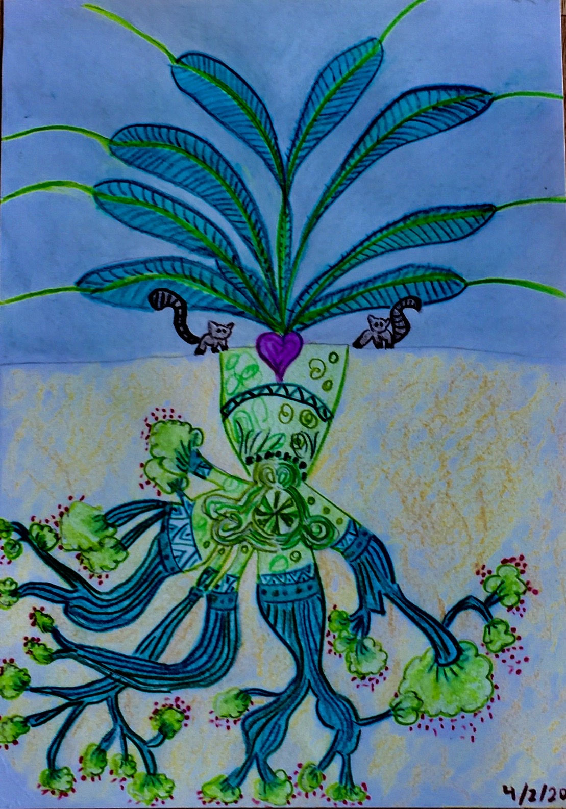 Crayonnage en miroir - Une fenêtre sur l’intégration