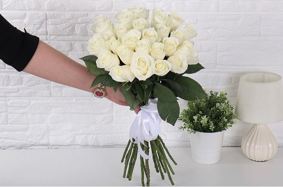 Thumbnail: Roses with a ribbon