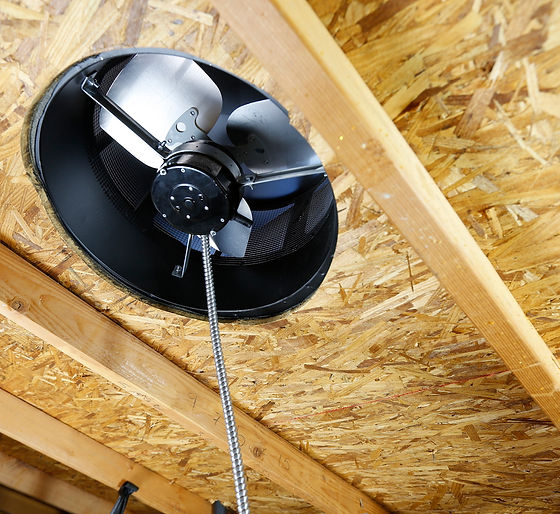 attic ventilation fan installation cost