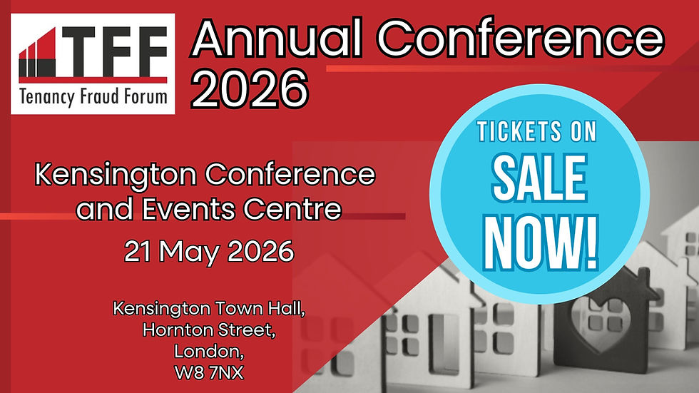 Tenancy Fraud Forum Conference 2026 - Tickets on Sale!