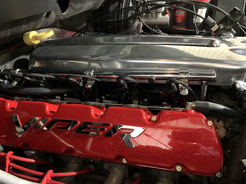 Thumbnail: Polished stainless valve cover lettering 