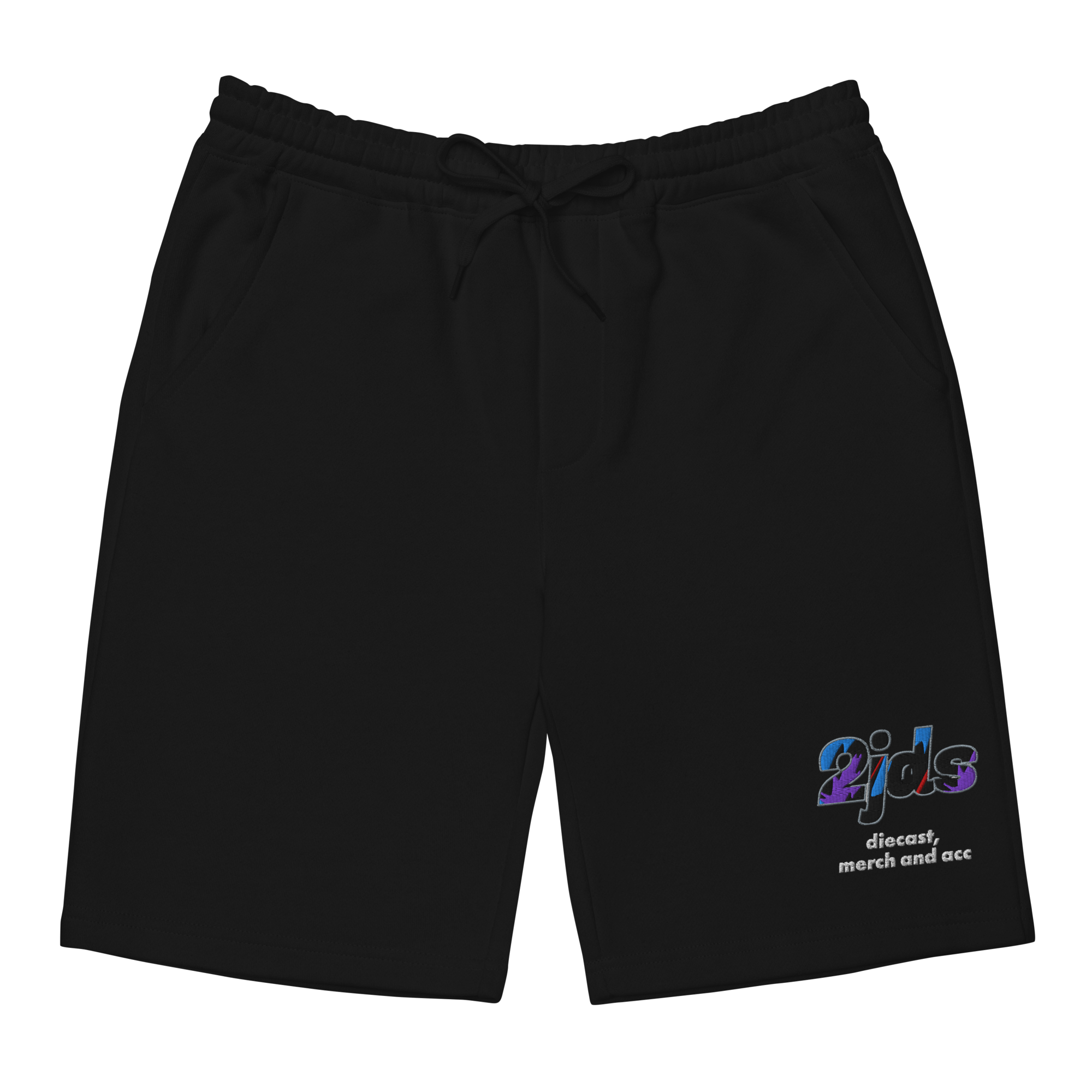 Fleece shorts with 2jds logo