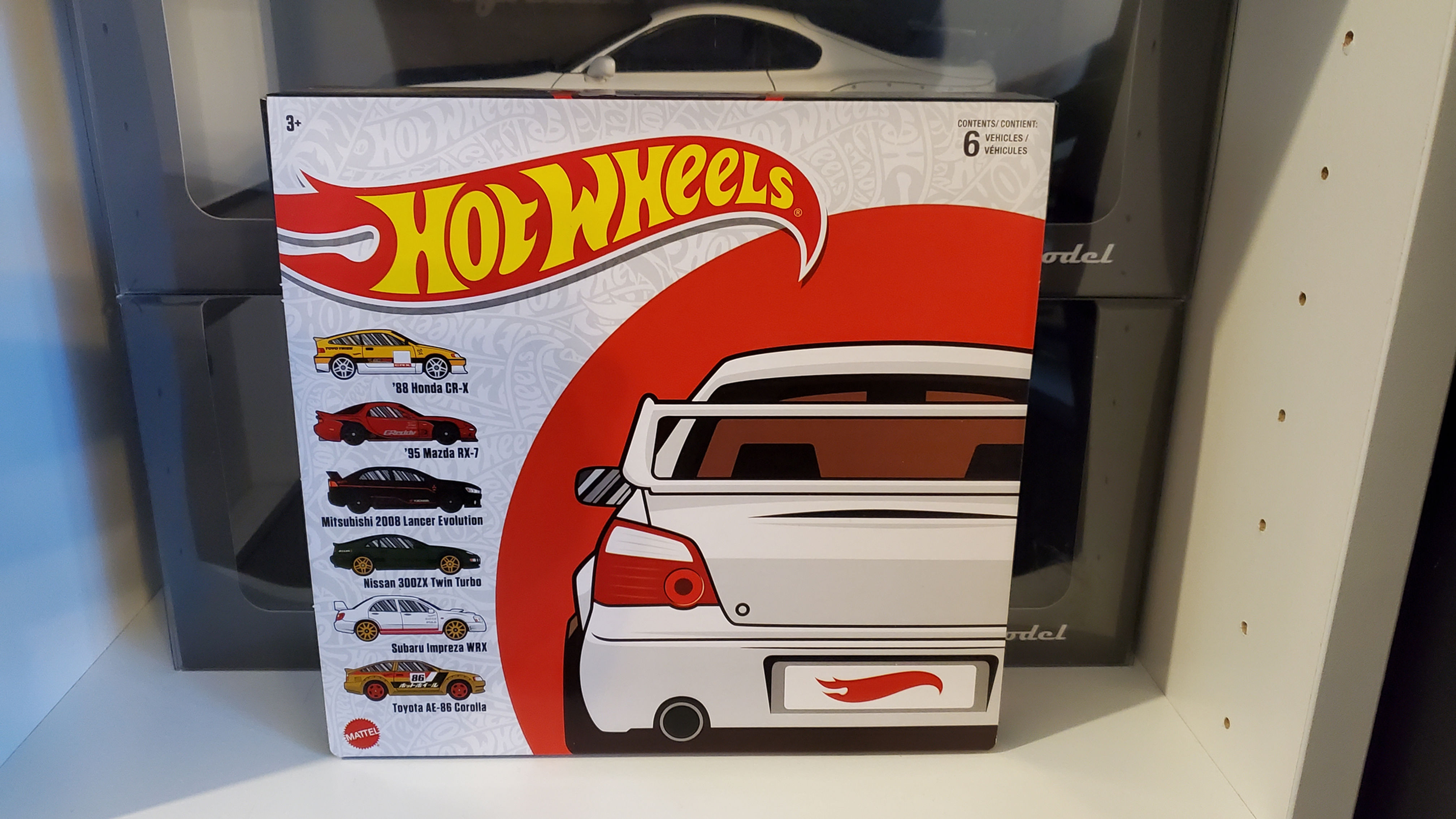 Hotwheels JDM 6 car set