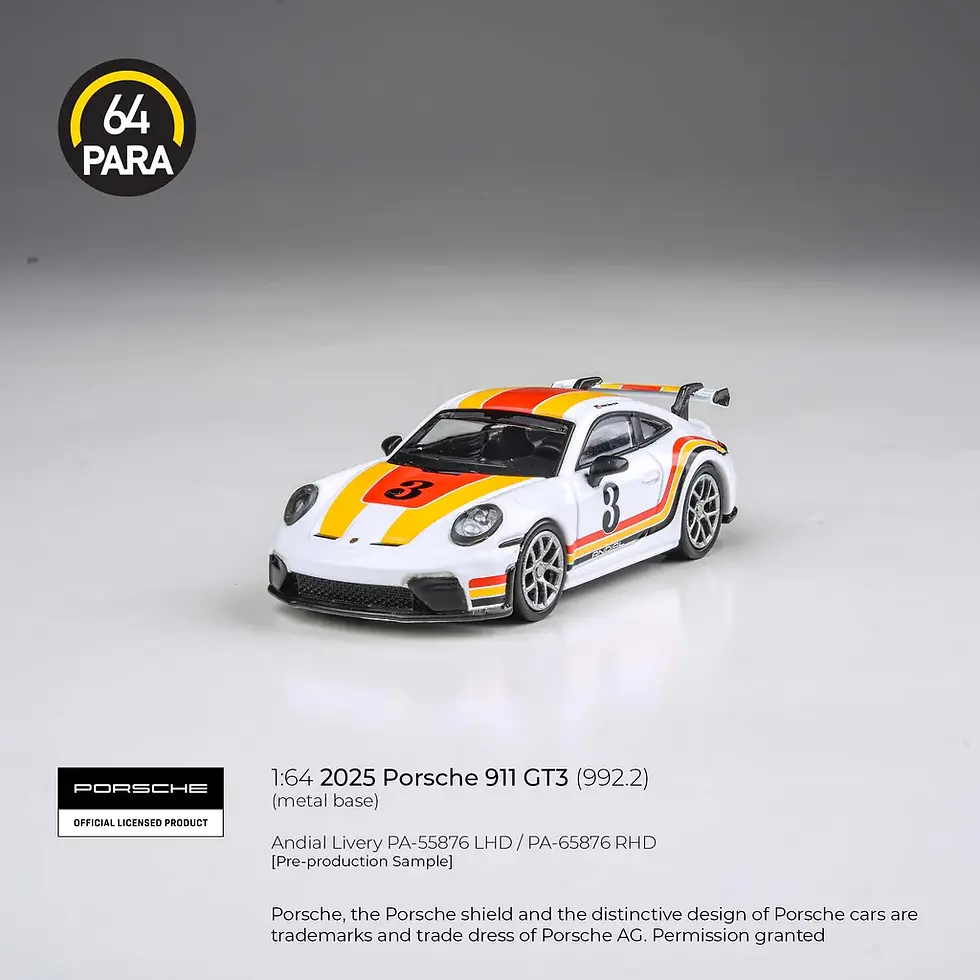 Thumbnail: PARA64 1/64 2025 Porsche 911 GT3 (992.2) Andial Livery
