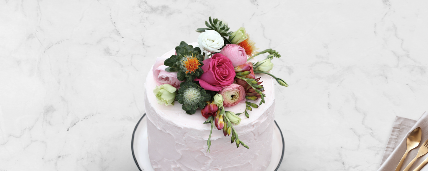 Pastel de flores