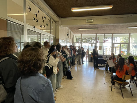 Erasmus+- Receção aos alunos de Nîmes