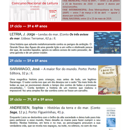 CONCURSO NACIONAL DE LEITURA