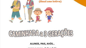 Caminhada a 3 gerações