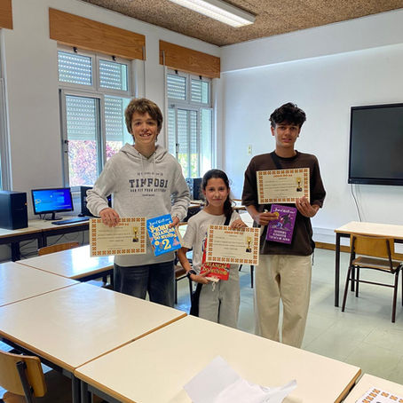 Clube de Matemática da Escola Básica de Loureiro celebrou os números com jogos e prémios!