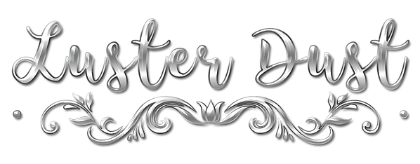 luster dust coloring powder rainbow logo