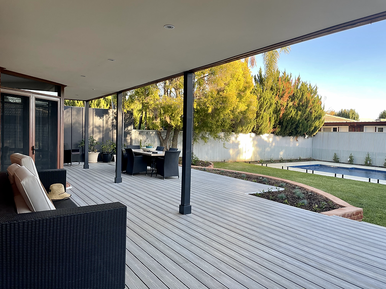 POOL LANDSCAPING .