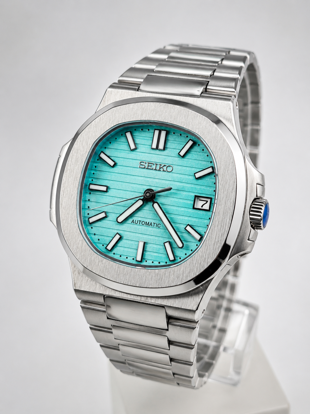 SEIKO CUSTOM MOD - OCEAN SERIES - TURQUOISE BLUE