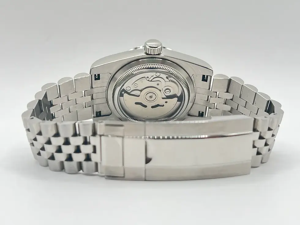 Thumbnail: CUSTOM SEIKO MOD ARABIC WATCH - OBSIDIAN ARABIC BLACK