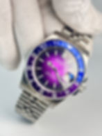Thumbnail: CUSTOM SEIKO MOD SUB STYLE WATCH - GALACTIC PURPLE