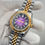 Thumbnail: CUSTOM SEIKO MOD PURPLE AND GOLD WATCH - ROYAL FUSION