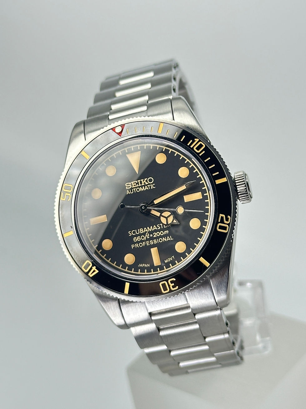 Thumbnail: SEIKO MOD - CUSTOM VINTAGE WATCH - SCUBA BLACK