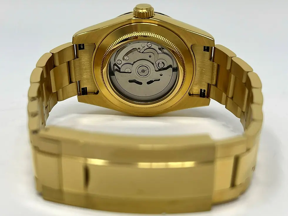 Thumbnail: CUSTOM SEIKO MOD GOLD WATCH - GOLD GMT STYLE