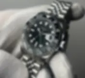 CUSTOM SEIKO MOD WATCH GREY / BLACK - BRUCE WAYNE